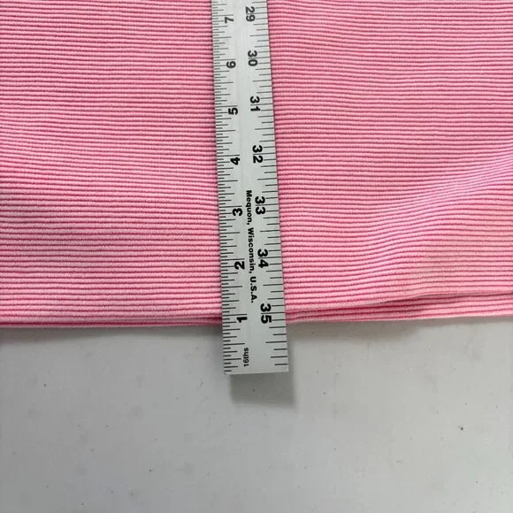 Lilly Pulitzer Tisbury Sleeveless Shift Dress Size L Pink Stripe V Neck Preppy - Picture 9 of 10